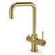 3-In-1 Hot Water Kitchen Tap With Tank & Filter, Brushed Brass SIA HWT3BR