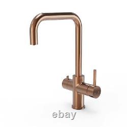 3-In-1 Hot Water Kitchen Tap With Tank & Filter, Brushed Copper SIA HWT3CU
