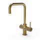 3-In-1 Hot Water Kitchen Tap With Tank & Filter, Brushed Gold SIA HWT3GO