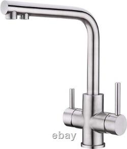 3 Way Kitchen Tap with Water Filter Way Drinking Water Kitchen Sink Tap 360°