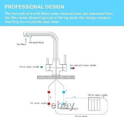 3 Way Kitchen Tap with Water Filter Way Drinking Water Kitchen Sink Tap 360°