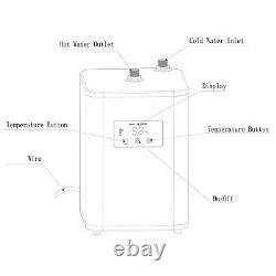 3 Way Matte Black Instant Boiling Water Tap Water Filter & Digital Heating Unit
