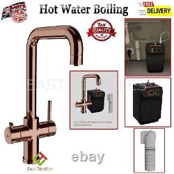 3 in 1 Instant Boiling Water Dispenser Faucet Hot/Cold Kitchen Sink Tap & Tank