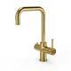4-In-1 Hot Water Kitchen Tap With Tank & Filter, Brushed Brass SIA HWT4BR