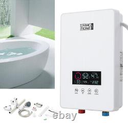8KW Electric Tankless Instant Hot Water Heater Under Sink Tap Kitchen Bathroom