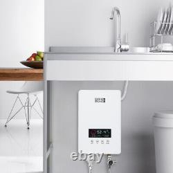 8KW Electric Tankless Instant Hot Water Heater Under Sink Tap Kitchen Bathroom