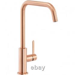 Abode Althia Single Lever Kitchen Sink Mixer Tap Urban Copper