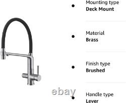 Arputhy 3 Way Kitchen Taps Pull Out Filter Sink Mixer Tap Drinking Purifier Tap