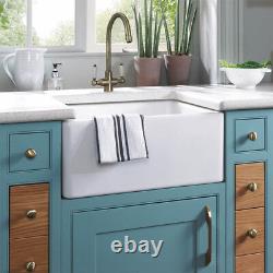 Astini Colonial Antique Bronze & White Ceramic Handle Kitchen Sink Mixer Tap