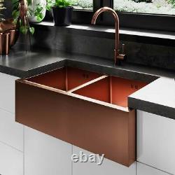 Astini Echo Brushed Stainless Steel Copper Kitchen Sink Mixer Tap HK104