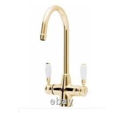 Astracast TP0483 Colonial Springflow Gold Kitchen Sink Mixer Tap