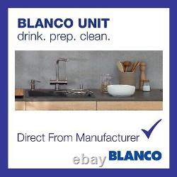 BLANCO LINUS-S RH HP Alumetallic Mixer Tap Kitchen Tap L Shaped Spout High Spout
