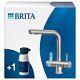 BRITA mypure P1 3-Way Water Filter Tap, Rectangle, Reduces Chlorine & Limescale