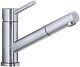 Blanco 519726 Altura-S Brushed Steel Kitchen Sink tap (Low Pressure) with a Pu