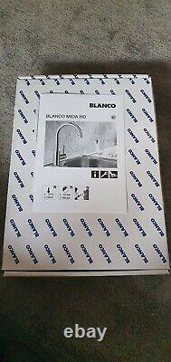 Blanco Mida HD Granite White Single Lever Swiver Spout Kitchen Sink Mixer Tap