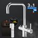 Boiling Hot Water Tap Instant Chrome Mono 3 in 1 Hot/Cold Water Filter & Tank