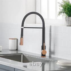 Brass Kitchen Sink Spout Faucet Mixer Stream Water Tap Hot and Cold Single Lever