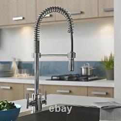 Bristan AR SNKPRO C Artisan Professional Kitchen Sink Mixer Tap with Pull Out