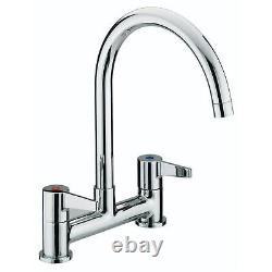 Bristan Design Kitchen Sink Mixer TapUtility Lever Modern Chrome