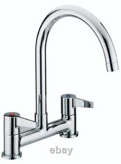 Bristan Design Utility Lever Bridge Kitchen Sink Mixer Tap