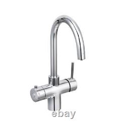 Bristan Gallery Rapid Boiling 3-In-1 Chrome Kitchen Sink Mixer Tap