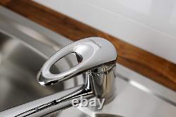 Bristan J SFSNK EF C Java Single Flow Easyfit Kitchen Sink Mixer Tap with Swivel