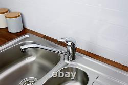 Bristan J SFSNK EF C Java Single Flow Easyfit Kitchen Sink Mixer Tap with Swivel
