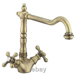 Bristan Kitchen Sink Tap Mono Mixer Antique Bronze Brass Easy FIit Cross Head 5B