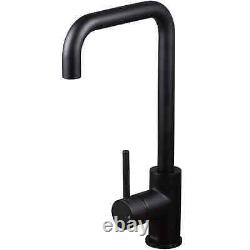 Bristan Lemon Designer Easyfit Kitchen Sink Mixer Tap Deck Mounted Black