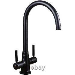 Bristan Monza Easyfit Kitchen Sink Mixer Tap Black