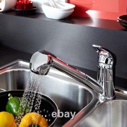 Bristan Pear Mono Kitchen Sink Mixer Tap Pull-Out Spray Chrome