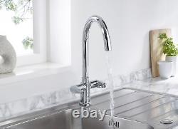 Bristan Quest Chrome EasyFit Kitchen Sink Mixer Tap + Easy Fit Base