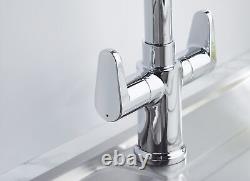 Bristan Quest Chrome EasyFit Kitchen Sink Mixer Tap + Easy Fit Base