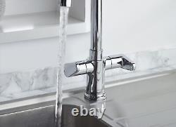 Bristan Quest Chrome EasyFit Kitchen Sink Mixer Tap + Easy Fit Base