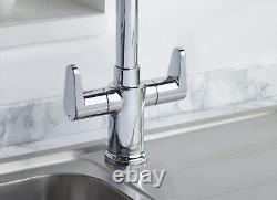 Bristan Quest Chrome EasyFit Kitchen Sink Mixer Tap + Easy Fit Base