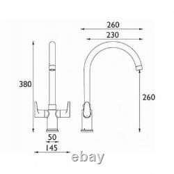 Bristan Quest EasyFit Mono Kitchen Sink Mixer Tap Chrome