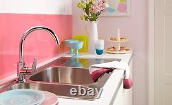 Bristan RSP EFSNK C Raspberry Easyfit Kitchen Sink Mixer Tap with Swivel Spout