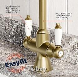 Bristan RS SNK EF BB Reniassance Easyfit Kitchen Sink Mixer Tap Brushed Brass