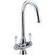 Bristan Renaissance EasyFit Mono Kitchen Sink Mixer Tap Dual Handle Chrome