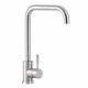 CDA Kitchen Sink Single Lever Stainless Steel Tap TC61SS