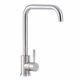 CDA Kitchen Sink Tap Single Lever Stainless Steel TC61SS