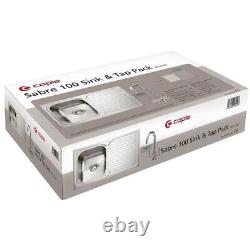 Caple Sabre 100 Sink Reversible With Monobloc Kitchen Mixer Tap 500x860mm