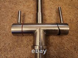 Caple VAPQ2 Stainless Steel 3 in 1 Hot Water Kitchen Sink Mixer Tap And Boiler