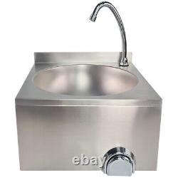 Commercial Kitchen Hand Wash Sink Tap Hand Basin Sink Restaurant Soap Dispenser