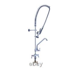 Commercial Sink Catering Kitchen RH Drainer 1.0 Bowl & Pre-Rinse Spray Mixer Tap