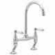 Deva Georgian Bridge Kitchen Sink Mixer Tap Chrome