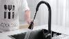 Euro Round Nero Black Pull Out Kitchen Sink Mixer Tap