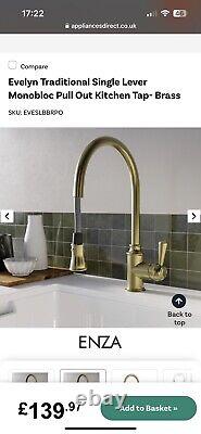 Evelyn Traditional Single Lever Monobloc Pull Out Kitchen Tap