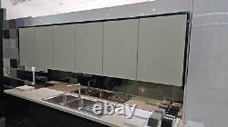 Ex Display Gloss Handleless Kitchen Gloss Handleless Amazon Metrix Sand Texture