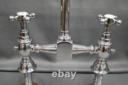 Fired Earth Chrome Mixer Taps, Ideal For A Belfast Sink, Fully Refurbished Taps